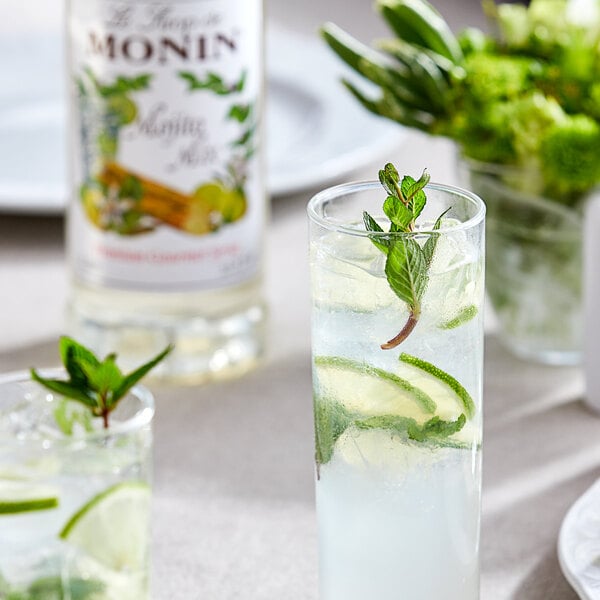Monin Premium Mojito Mix 1 Liter - 4/Case