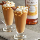 Monin Premium Toasted Marshmallow Flavoring Syrup 1 Liter - 4/Case