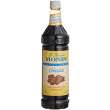 Monin Sugar-Free Chocolate Flavoring Syrup 1 Liter - 4/Case