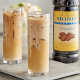 Monin Sugar-Free Chocolate Flavoring Syrup 1 Liter - 4/Case
