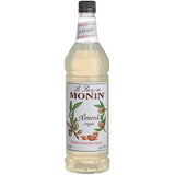 Monin Premium Almond (Orgeat) Flavoring Syrup 1 Liter - 4/Case