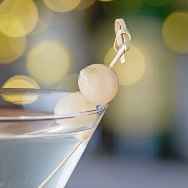 Belosa 32 oz. White Pearl Cocktail Onions