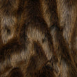 Brown Short Pile Faux Fur Fabric