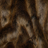 Brown Short Pile Faux Fur Fabric