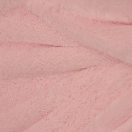 Pink Rich Minky Bear Fabric,