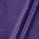 Smooth Minky Faux Fur Polyester Fabric - Solid Color, 60" Width, 385 GSM (1 Yard)