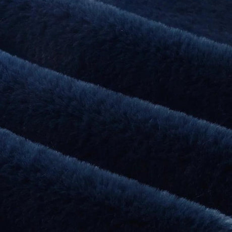 Navy Blue Ultra Soft Bunny Minky Fabric,