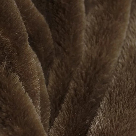 Brown Rich Minky Bear Fabric,