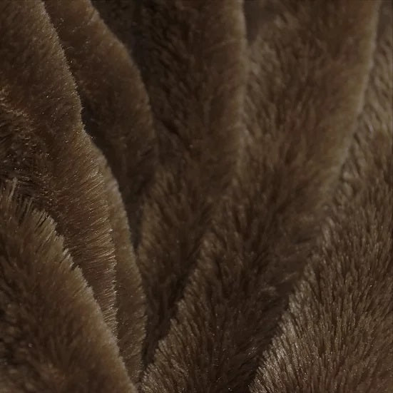 Brown Rich Minky Bear Fabric,