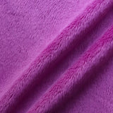 Smooth Minky Faux Fur Polyester Fabric - Solid Color, 60" Width, 385 GSM (1 Yard)