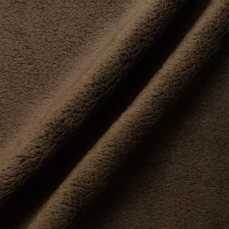Smooth Minky Faux Fur Polyester Fabric - Solid Color, 60" Width, 385 GSM (1 Yard)