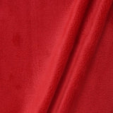 Smooth Minky Faux Fur Polyester Fabric - Solid Color, 60" Width, 385 GSM (1 Yard)