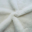 White Ultra Soft Bunny Minky Fabric