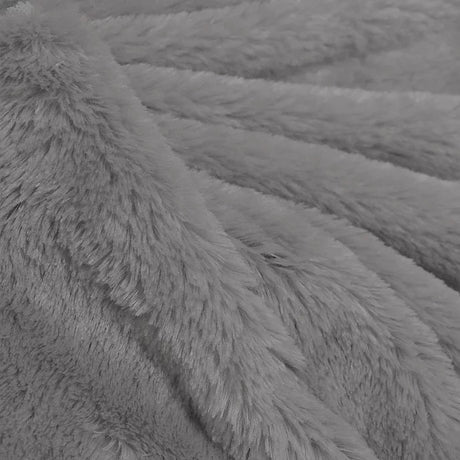 Silver Rich Minky Bear Fabric,