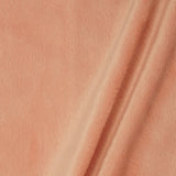 Smooth Minky Faux Fur Polyester Fabric - Solid Color, 60" Width, 385 GSM (1 Yard)