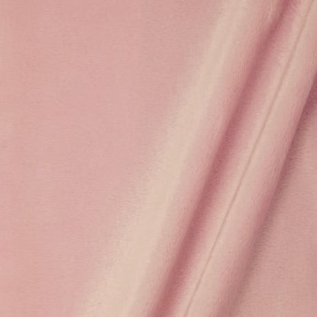 Smooth Minky Faux Fur Polyester Fabric - Solid Color, 60" Width, 385 GSM (1 Yard)