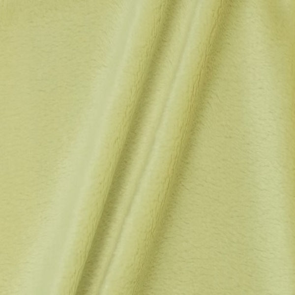 Smooth Minky Faux Fur Polyester Fabric - Solid Color, 60" Width, 385 GSM (1 Yard)