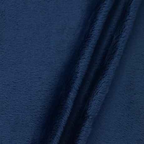 Smooth Minky Faux Fur Polyester Fabric - Solid Color, 60" Width, 385 GSM (1 Yard)