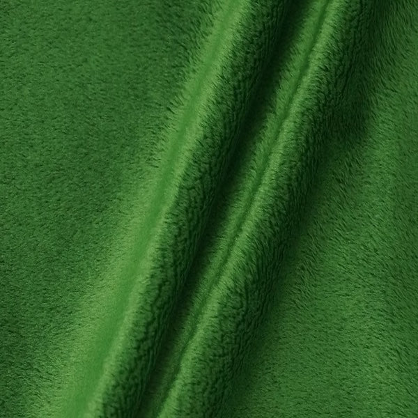 Smooth Minky Faux Fur Polyester Fabric - Solid Color, 60" Width, 385 GSM (1 Yard)