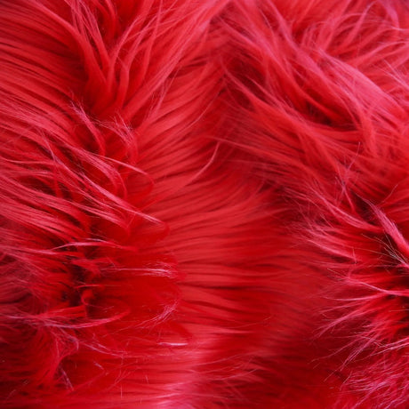 Faux Fur Fabric Shaggy Long Pile 4" Pile