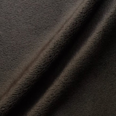 Smooth Minky Faux Fur Polyester Fabric - Solid Color, 60" Width, 385 GSM (1 Yard)