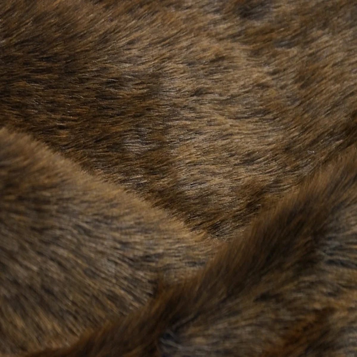 Brown Short Pile Faux Fur Fabric