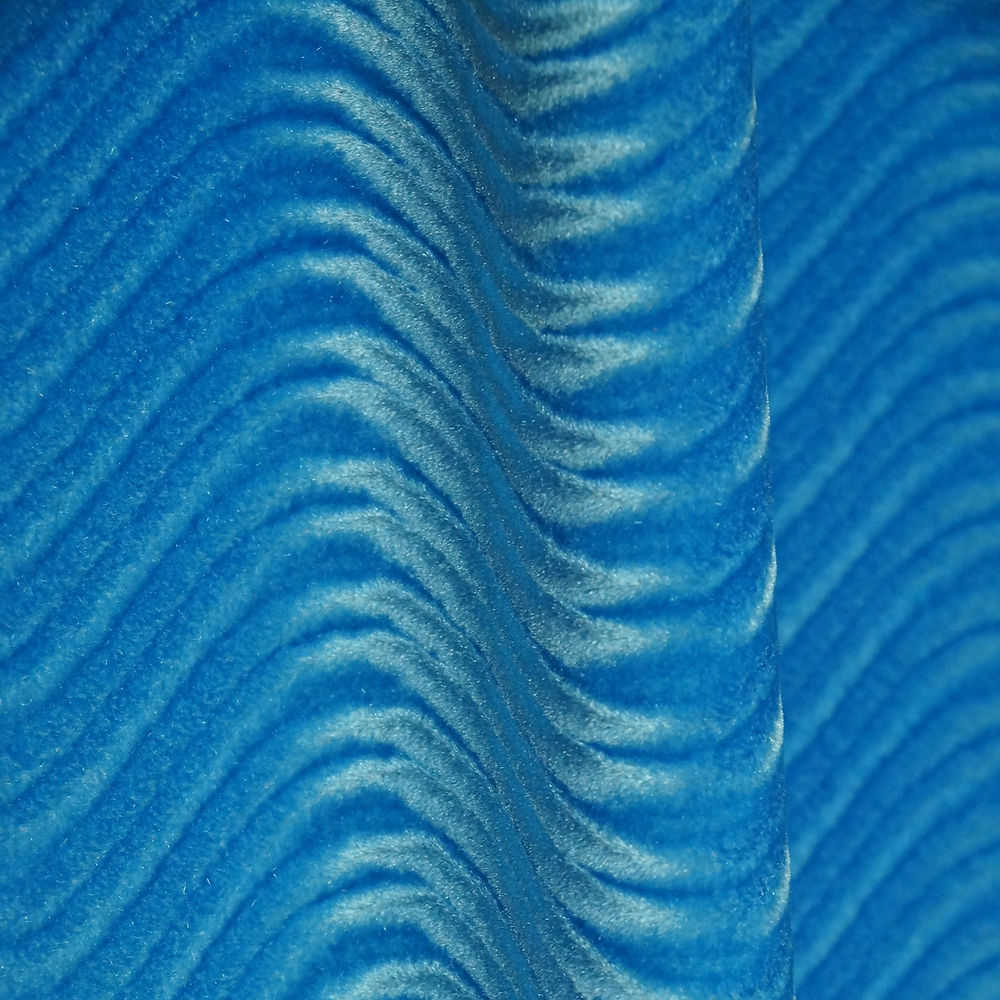 Swirl Velvet Flocking Nylon Fabric - Swirl Pattern, 58/60" Width (1 Yard)