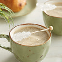 Roses Dryden and Palmer White Unwrapped Rock Candy Barista Stirrer - 100/Pack