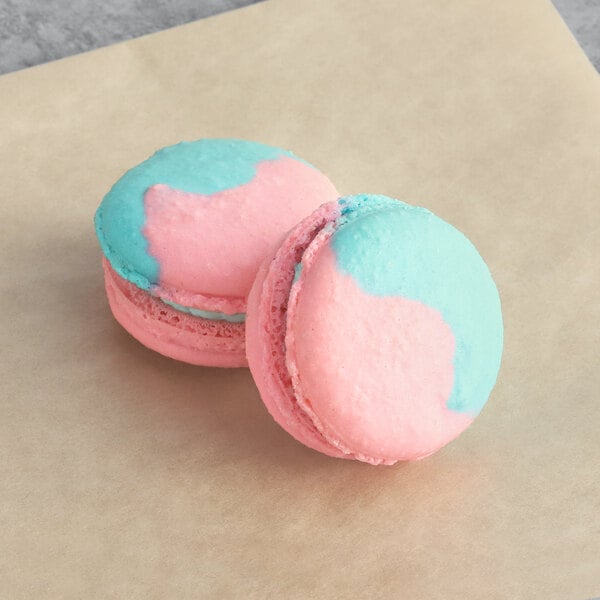 Macaron Centrale Blue Raspberry Macaron - 50/Pack