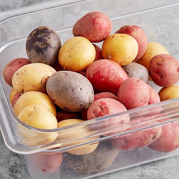 Fresh Mixed Color Marble Potatoes 50 lb.