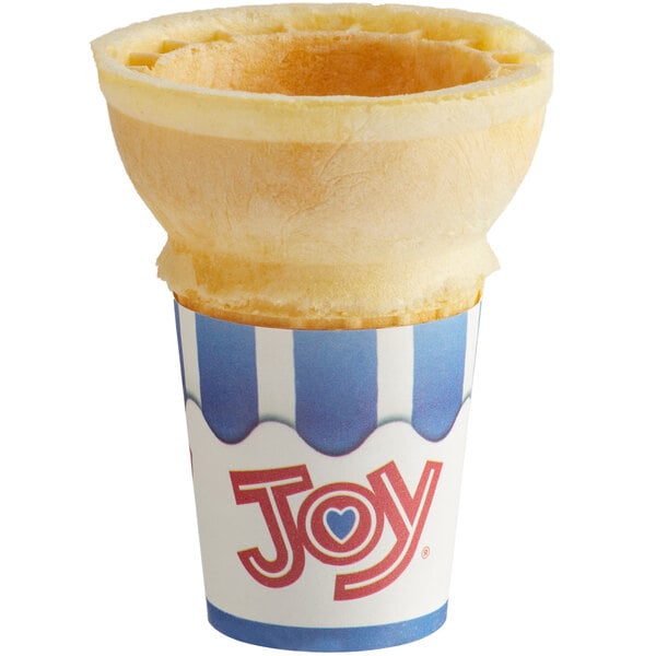 JOY #22 Flat Bottom Jacketed Cake Cone - 720/Case