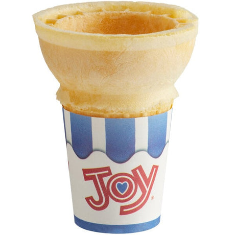 JOY #22 Flat Bottom Jacketed Cake Cone - 720/Case