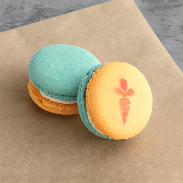 Macaron Centrale Carrot Buttercream Macaron - 100/Case