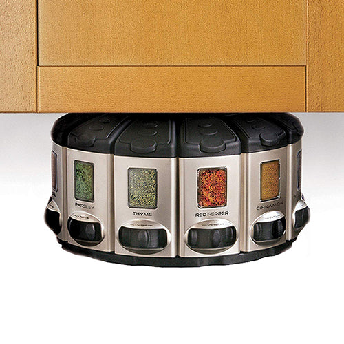 KitchenArt Pro 57010 Auto-Measure Spice Carousel, Stainless Steel Satin