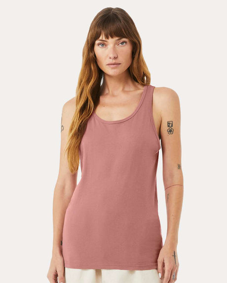 BELLA + CANVAS Classic Jersey Tank in Red