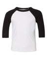 BELLA + CANVAS® Toddler Three Quarter Sleeve Baseball Tee