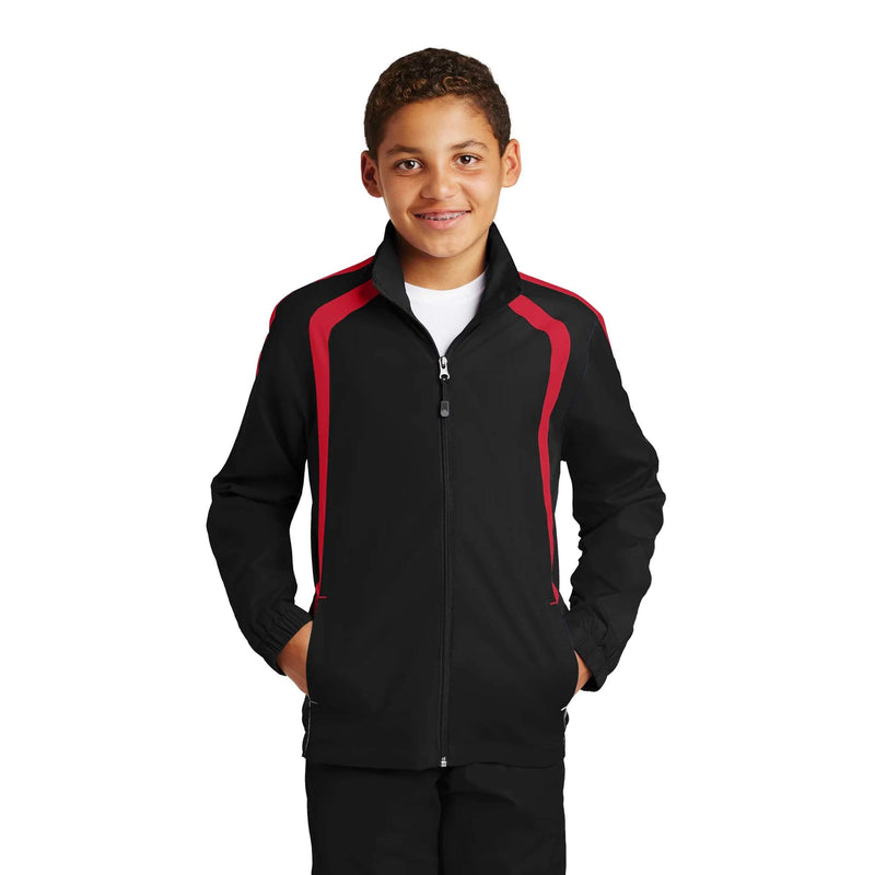 Sport-Tek® Youth Colorblock Raglan Jacket