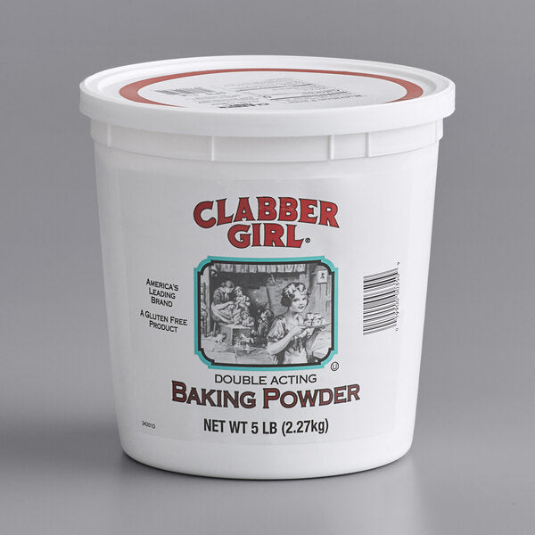 Clabber Girl Double-Acting Baking Powder 5 lb. - 6/Case