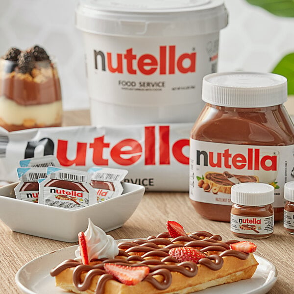 Nutella Hazelnut Spread 26.5 oz. Jar - 12/Case