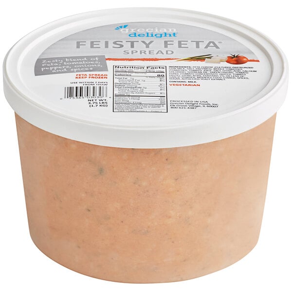 Grecian Delight Feisty Feta Spread 3.75 lb. - 2/Case