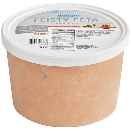 Grecian Delight Feisty Feta Spread 3.75 lb. - 2/Case