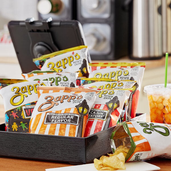 Zapp's Potato Chips Variety Box 1.5 oz. - 25/Case