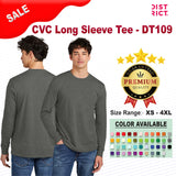 District® CVC Long Sleeve Crewneck Tee