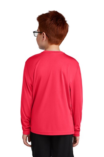 Sport-Tek® Crewneck Long Sleeve T-Shirt for Youth