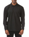 Long Sleeve Pique Polo Shirt