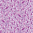 Cotton Print Dark Magenta Prince Birds and Branches Fabric 44/45"