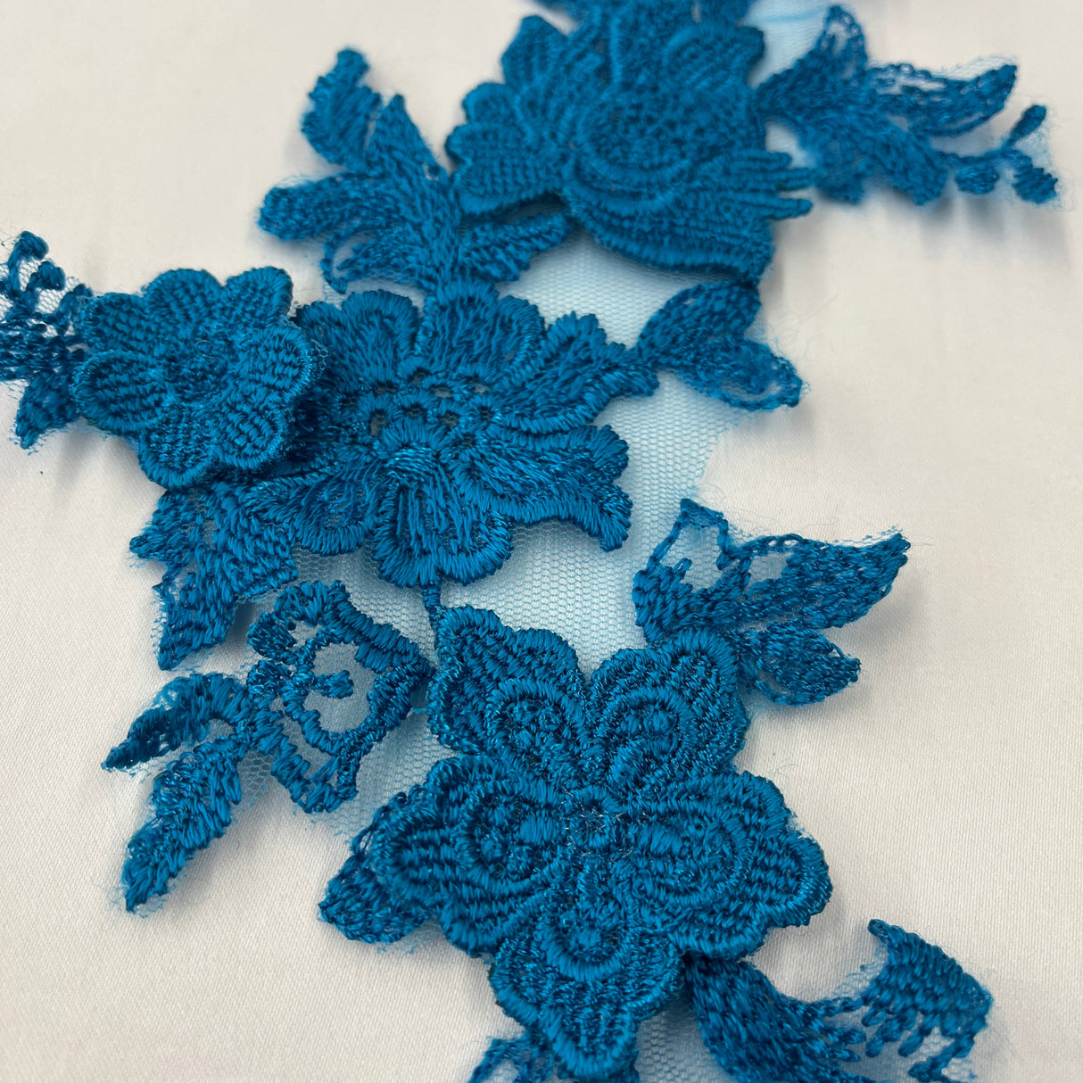 3D Floral Lace Applique Mesh