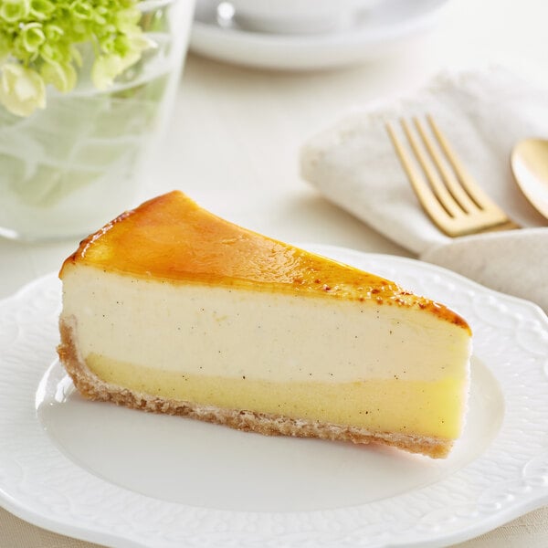 Sweet Street Desserts Creme Brulee Cheesecake 80 oz. - 2/Case