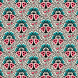 Cotton Ladybugs and Flowers Print Fabric 44/45"