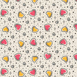 Cotton Print Love Struck Love Ink 3386 Fabric